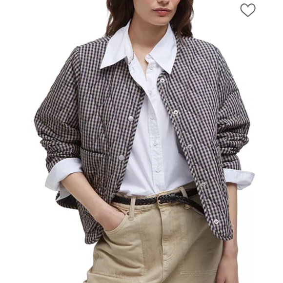 Barbour Check Monroe Quilt Jacket - Picture 4 of 15